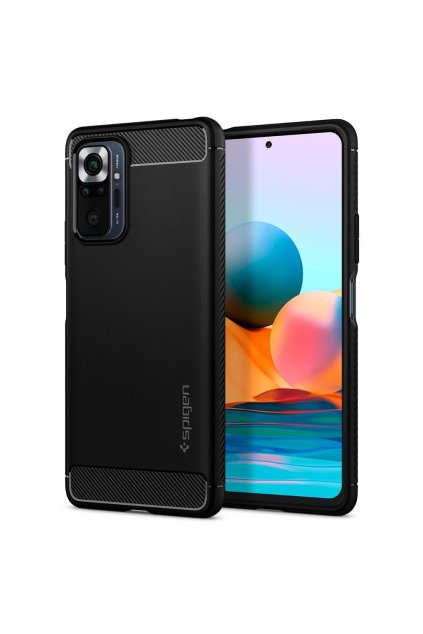 eng pl SPIGEN RUGGED ARMOR XIAOMI REDMI NOTE 10 PRO MATTE BLACK 70422 1