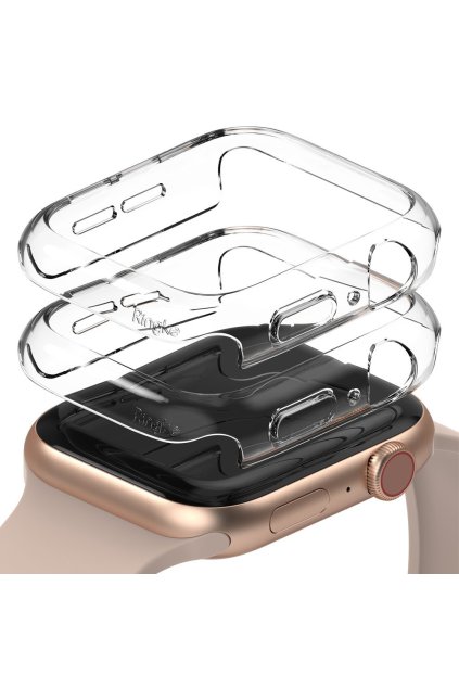pol pl Ringke Slim Watch Case zestaw 2x etui na zegarem smartwatch Watch 6 40mm Watch 5 40mm Watch 4 40mm Watch SE 40mm przezroczysty przezroczysty S512R52 68506 1