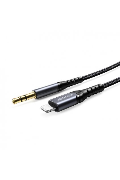 eng pl Joyroom stereo audio AUX cable 3 5 mm mini jack Lightning for iPhone iPad 1 m black SY A02 71689 1