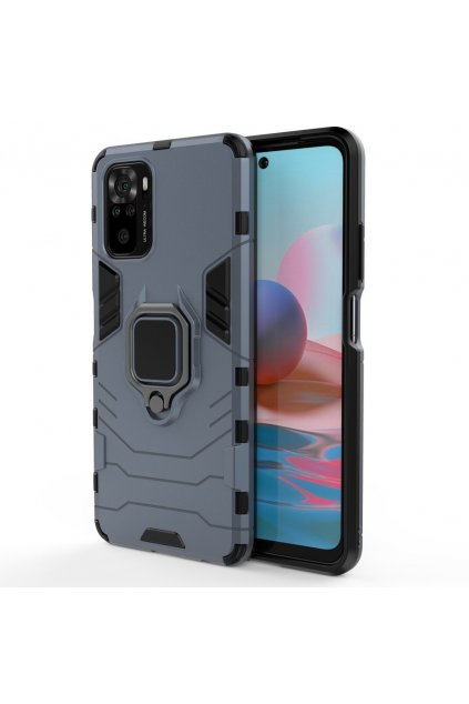 pol pl Ring Armor pancerne hybrydowe etui pokrowiec magnetyczny uchwyt Xiaomi Redmi Note 10 Redmi Note 10S niebieski 70244 1
