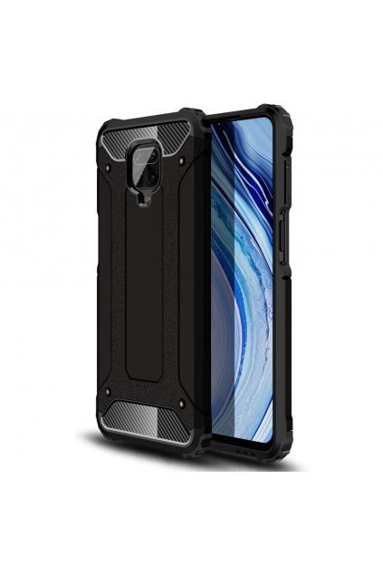 eng pl Hybrid Armor Case Tough Rugged Cover for Xiaomi Redmi Note 9 Pro Redmi Note 9S black 59998 1