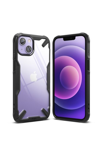 eng pl Ringke Fusion X durable PC Case with TPU Bumper for iPhone 13 black FX545E55 76632 1