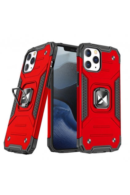eng pl Wozinsky Ring Armor Case Kickstand Tough Rugged Cover for iPhone 13 mini red 73351 1