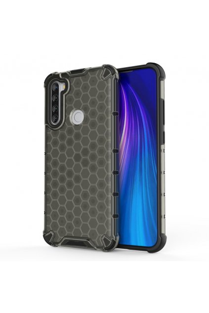 eng pl Honeycomb Case armor cover with TPU Bumper for Xiaomi Redmi Note 8T black 56228 1 (1)