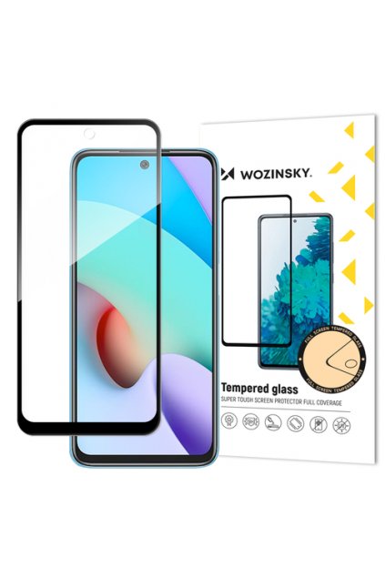 eng pm Wozinsky Tempered Glass Full Glue Super Tough Screen Protector Full Coveraged with Frame Case Friendly for Xiaomi Redmi 10 black 78165 1