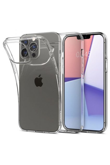 pol pm Spigen Liquid Crystal etui pokrowiec do iPhone 13 Pro Max cienka zelowa obudowa przezroczysty 77301 1