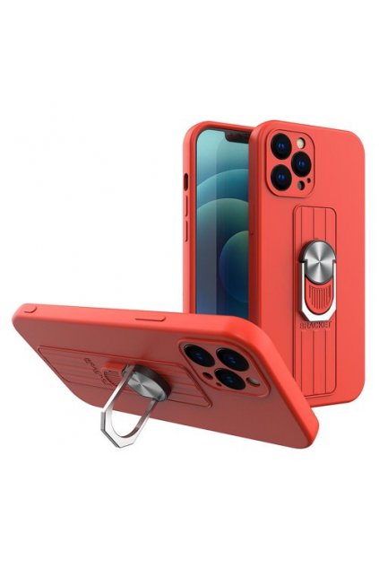 eng pm Ring Case silicone case with finger grip and stand for iPhone SE 2020 iPhone 8 iPhone 7 red 75626 1