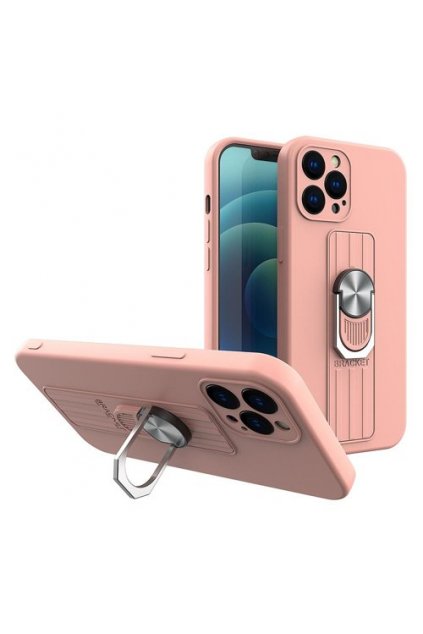 eng pm Ring Case silicone case with finger grip and stand for iPhone SE 2020 iPhone 8 iPhone 7 pink 75631 1