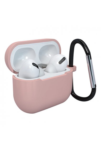 eng pl Apple AirPods 3 soft silicone earphones case clip hook pink case D 81652 2