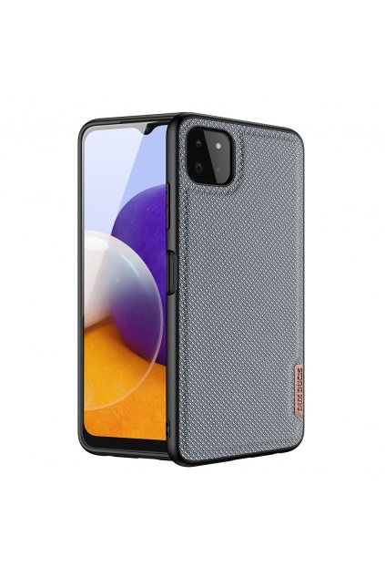 eng pl Dux Ducis Fino case covered with nylon material for Samsung Galaxy A22 5G gray 72329 1