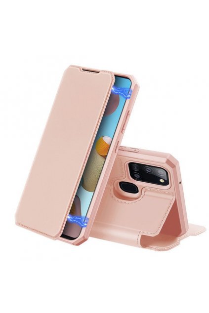 eng pl DUX DUCIS Skin X Bookcase type case for Samsung Galaxy A21S pink 63759 1