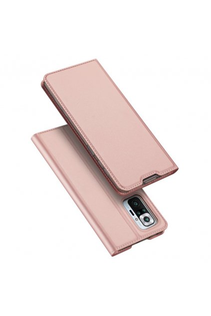 eng pl DUX DUCIS Skin Pro Bookcase type case for Xiaomi Redmi Note 10 Pro pink 69920 1