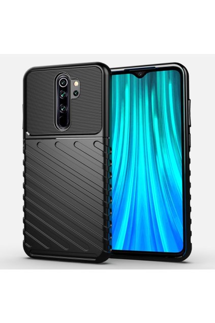 eng pl Thunder Case Flexible Tough Rugged Cover TPU Case for Xiaomi Redmi Note 8 Pro black 56372 1