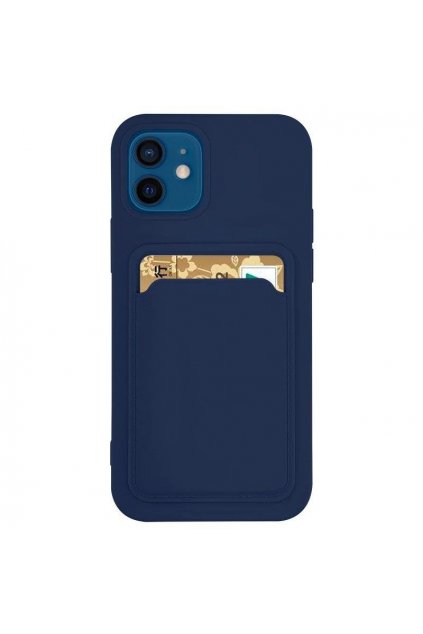 pol pl Card Case silikonowe etui portfel z kieszonka na karte dokumenty do Samsung Galaxy A32 5G granatowy 75473 1