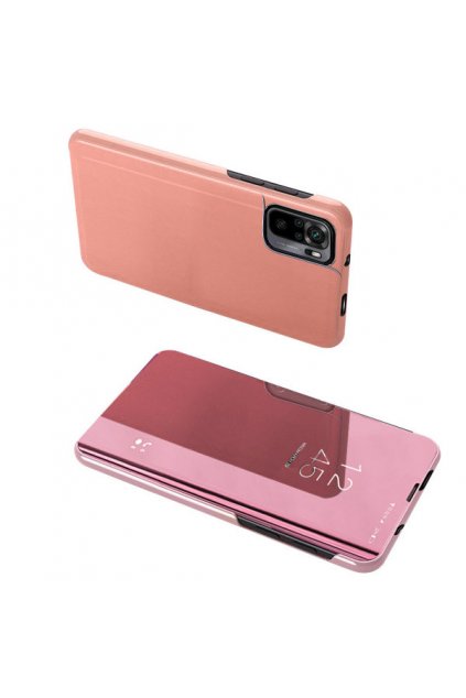 eng pm Clear View Case cover for Xiaomi Redmi Note 10 5G Poco M3 Pro pink 74727 1
