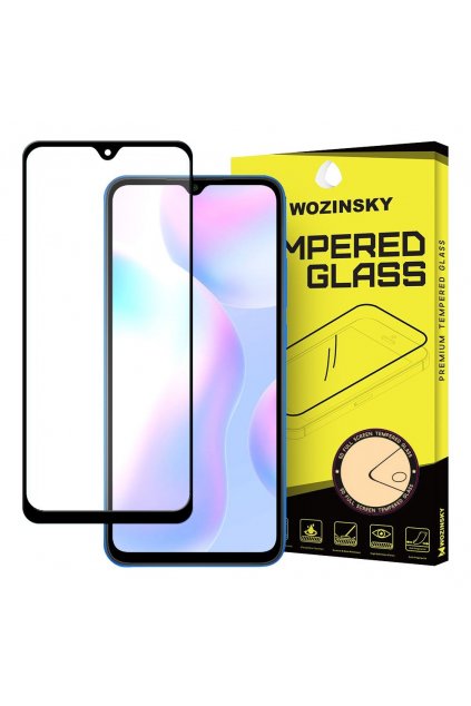 eng pl Wozinsky Tempered Glass Full Glue Super Tough Screen Protector Full Coveraged with Frame Case Friendly for Xiaomi Redmi 9A Redmi 9C black 61836 1