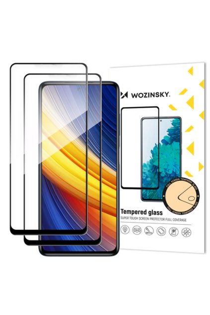eng pm Wozinsky 2x Tempered Glass Full Glue Super Tough Screen Protector Full Coveraged with Frame Case Friendly for Xiaomi Redmi Note 9 Pro Redmi Note 9S Poco X3 NFC Redmi Note 11 Pro Global Redmi Note 11 Pro 5G Gl
