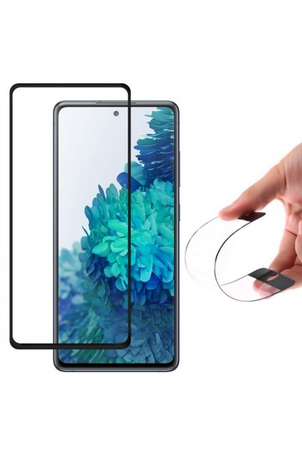 eng pl Wozinsky Full Cover Flexi Nano Glass Hybrid Screen Protector with frame for Samsung Galaxy S20 FE 5G black 64369 1