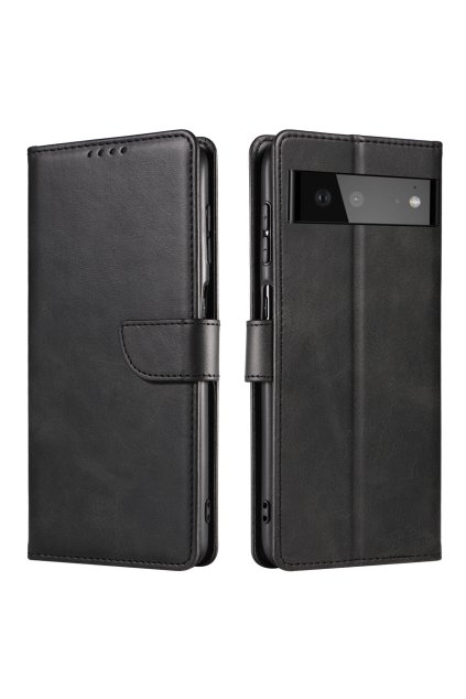eng pl Magnet Case elegant case cover with a flap and stand function Google Pixel 6 black 88543 1