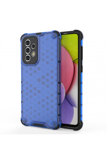 eng pl Honeycomb case armored cover with a gel frame for Samsung Galaxy A33 5G blue 91284 1