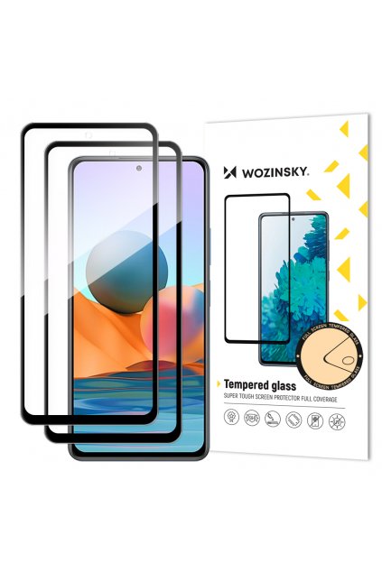 eng pl Wozinsky 2x Tempered Glass Full Glue Super Tough Screen Protector Full Coveraged with Frame Case Friendly for Xiaomi Redmi Note 10 Pro black 76977 1