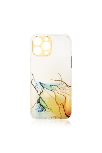 eng pl Marble Case Cover for Samsung Galaxy A53 5G Gel Cover Orange Marble 96270 1