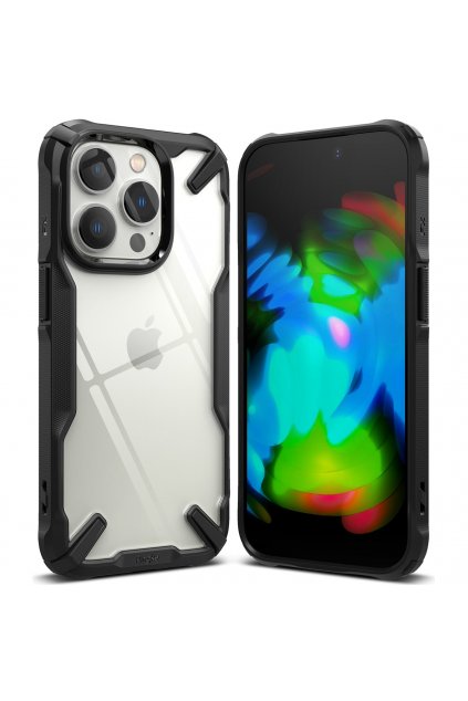 eng pl Ringke Fusion X Design case armored cover with frame for iPhone 14 Pro Max black FX647E55 107847 1