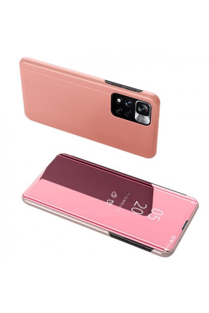 eng pl Clear View Case Flip Cover for Xiaomi Redmi Note 11 Pro 5G 11 Pro pink 91501 1