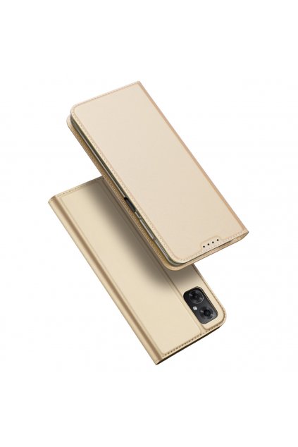 eng pl Dux Ducis Skin Pro Case For Xiaomi Redmi Note 11E Redmi 10 5G Redmi 10 Prime 5G Poco M4 5G Cover Flip Card Wallet Stand Gold 120245 1