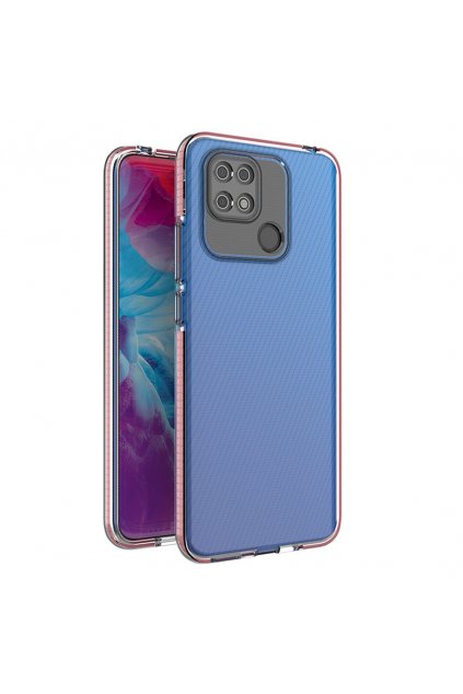 eng pl Spring Case case for Xiaomi Redmi 10C silicone cover with frame light pink 107778 4