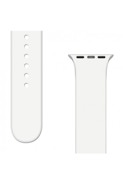 eng pl Silicone Strap APS Silicone Watch Band Ultra 8 7 6 5 4 3 2 SE 45 44 42mm Strap Watchband White 106358 1