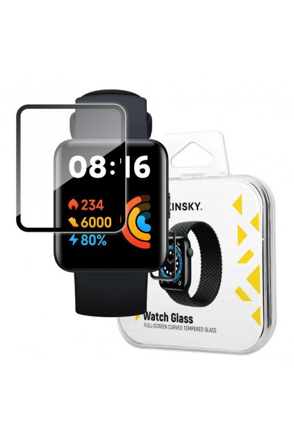 eng pl Wozinsky Watch Glass Hybrid Glass for Xiaomi Redmi Watch 2 Lite black 95701 1