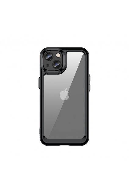 48822 outer space case case for iphone 13 hard cover with a gel frame black