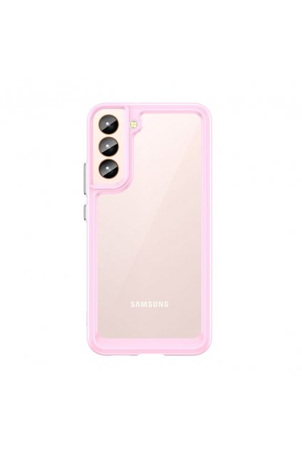 48879 outer space case cover for samsung galaxy s22 s22 plus hard cover with gel frame pink