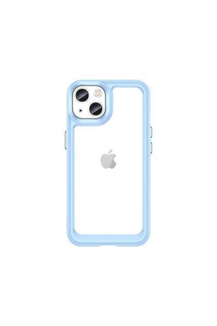 48825 outer space case for iphone 13 hard cover with gel frame blue