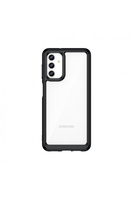 48954 outer space case pro kryt samsung galaxy a13 5g s pruznym rameckem cerny