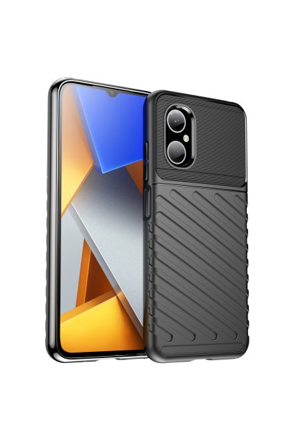 eng pl Thunder Case Case for Xiaomi Redmi Note 11E Redmi 10 5G Redmi 10 Prime 5G Poco M4 5G Silicone Armor Cover Black 120535 1