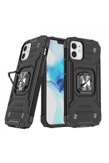 49302 wozinsky armor kryt s prstynkem na iphone 12 mini cerny