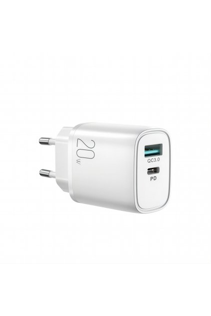 eng pl Joyroom fast charger USB A QC3 0 USB C PD 20W white L QP2011 135985 1