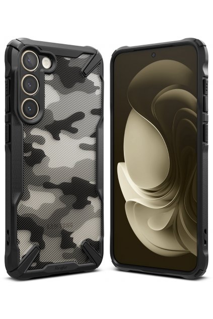 eng pl Ringke Fusion X Design case for Samsung Galaxy S23 camouflage black 137350 1