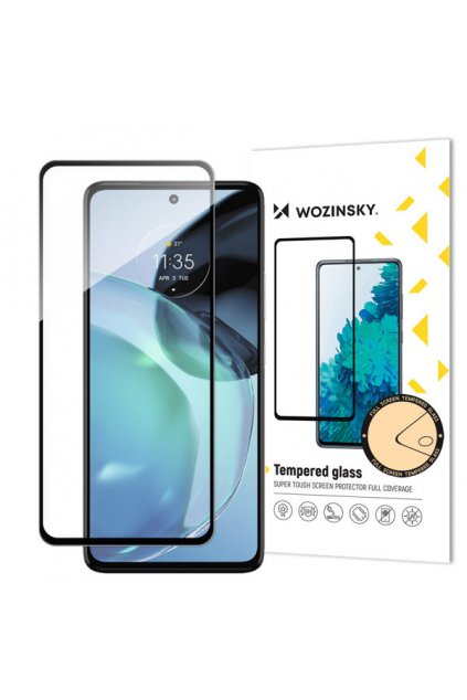 eng pm Wozinsky Full Glue Tempered Glass Tempered Glass For Motorola Moto G72 9H Full Screen Protector With Black Frame 135373 1