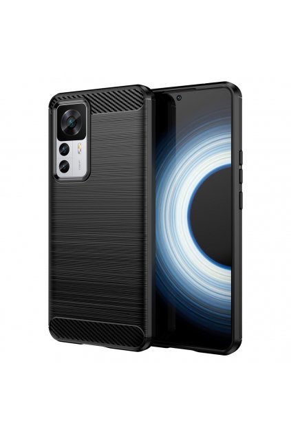 eng pl Carbon Case case for Xiaomi 12T Pro Xiaomi 12T flexible silicone carbon cover black 134956 1