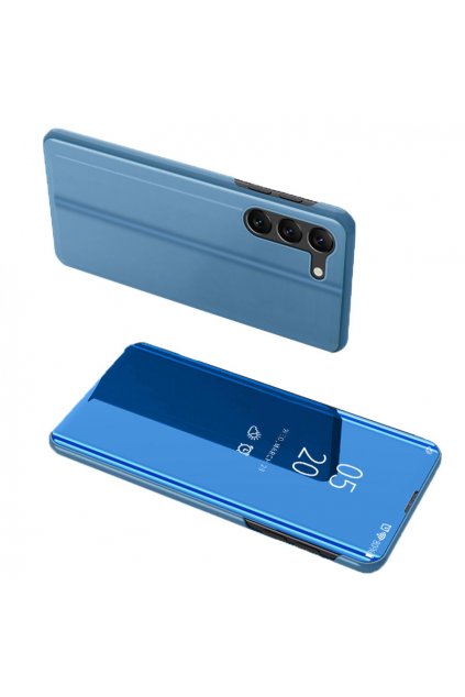 eng pl Clear View Case cover for Samsung Galaxy S23 flip cover blue 135903 8