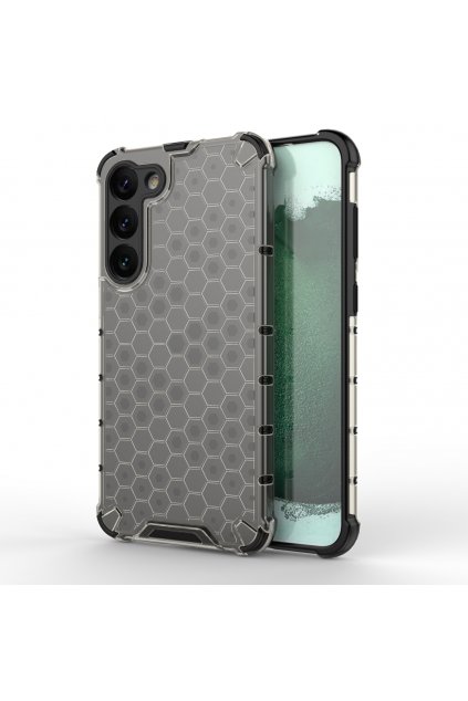 eng pl Honeycomb case for Samsung Galaxy S23 armored hybrid cover black 135808 1