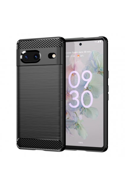 52908 ohebny carbon kryt na google pixel 7 cerny