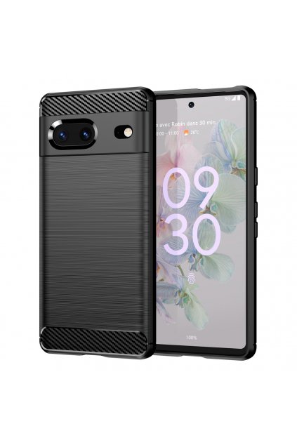 52908 ohebny carbon kryt na google pixel 7 cerny