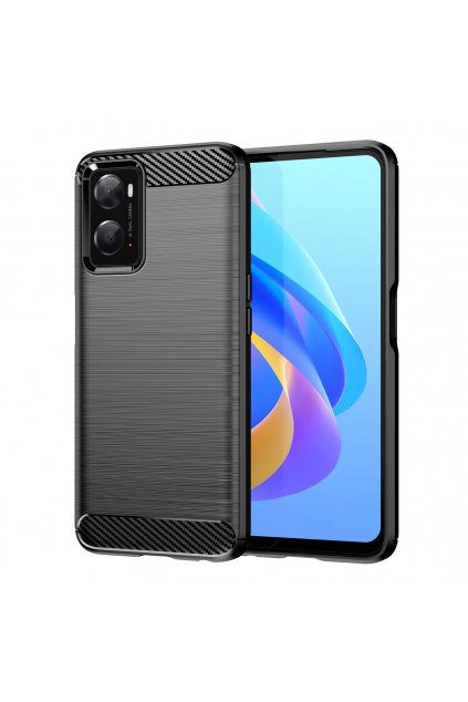 52905 ohebny carbon kryt na oppo a76 oppo a36 realme 9i cerny