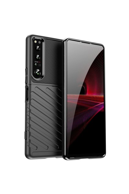 53373 thunder carbon kryt na sony xperia 1 iv cerny