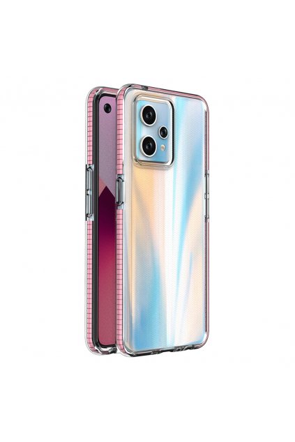 53211 tpu spring ultratenky kryt na realme 9 pro plus realme 9 svetle ruzovy