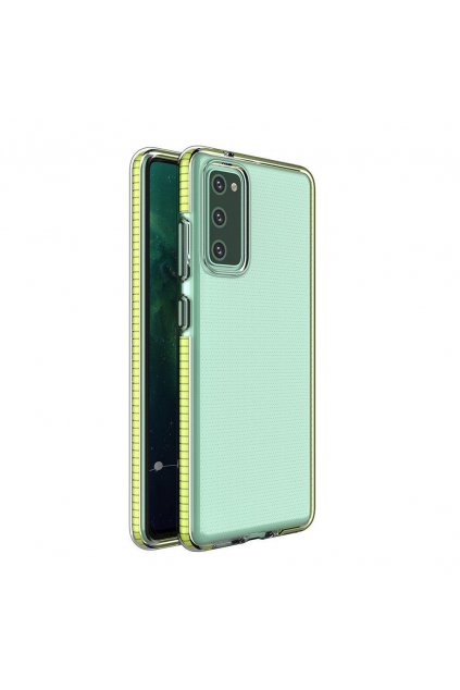 51714 tpu spring ultratenky kryt na xiaomi redmi note 10 redmi note 10s zluty